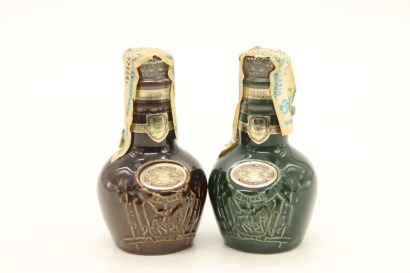 (1) Chivas Royal Salute 21 year old Scotch Whisky 50ml miniature, 2 Bottles sold as One Lot