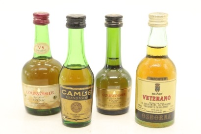 (1) Mixed Brandy Miniatures, 4 Bottles Sold as One Lot