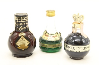 (1) Mixed Liquor Miniatures, 3 Bottles Sold as One Lot