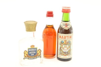 (1) Mixed Liquor Miniatures, 3 Bottles Sold as One Lot
