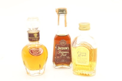 (1) Mixed Miniatures, 3 Bottles Sold as One Lot