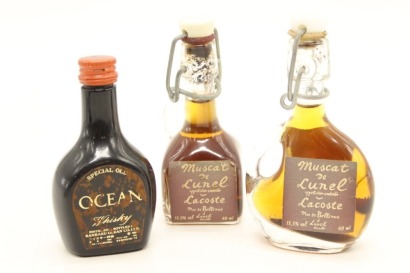 (1) Mixed Miniatures, 3 Bottles Sold as One Lot