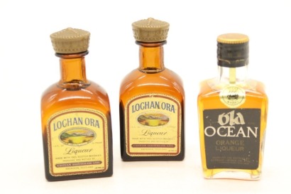(1) Mixed Orange Liqueur Miniatures, 3 Bottles Sold as One Lot
