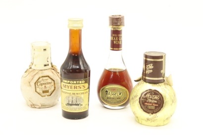 (1) Mixed Liqueur Miniatures, 4 Bottles Sold as One Lot
