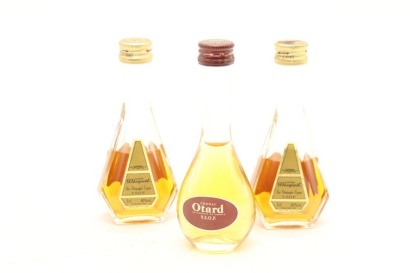 (1) Mixed V.S.O.P Cognac miniatures, 3 Bottles sold as One Lot
