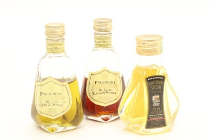 (1) Mixed Miniatures, 3 Bottles Sold as One Lot