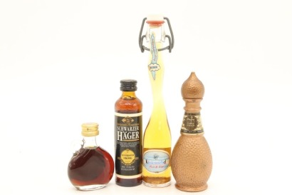 (1) Mixed Korean Liquor Miniatures, 4 Bottles sold as One Lot
