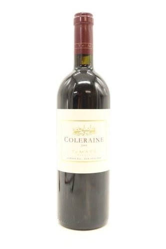 (1) 2009 Te Mata Estate Coleraine, Hawke's Bay [JR16.5]