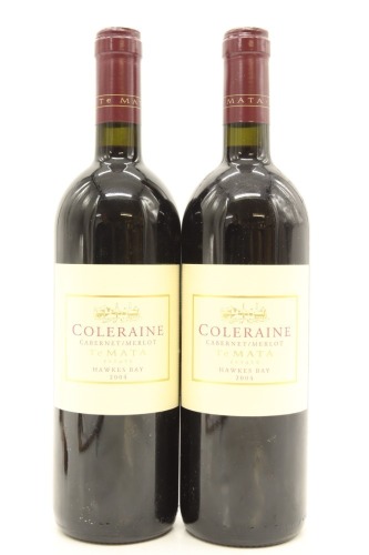 (2) 2004 Te Mata Estate Coleraine, Hawke's Bay