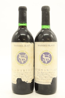 (2) 1985 Stonyridge Vineyard Larose, Waiheke Island (1st Vintage)