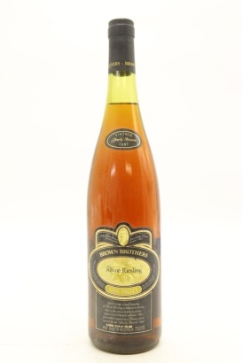(1) 1998 Brown Brothers Rhine Riesling, North East Victoria