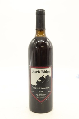 (1) 1995 Black Ridge Winery Cabernet Sauvignon, Central Otago