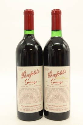 (2) 1991 Penfolds Grange Bin 95, Australia [JR18] (One Bottle Signed by John Duval - Winemaker)