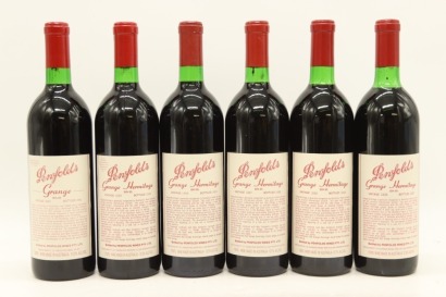 (1) 1985-1990 Penfolds Grange Bin 95 Vertical Collection, Australia, 6 Bottles Sold as One Lot