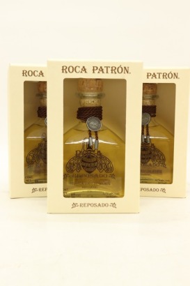 (3) Roca Patron Tequila Reposado, Jalisco, 750ml, 42% ABV (GB)
