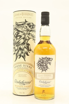 (1) Game of Thrones 'House Stark' Dalwhinnie Winter's Frost Single Malt Scotch Whisky, 43% ABV (GB)