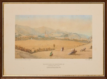 After Christopher Aubrey Wellington College From The Basin Reserve