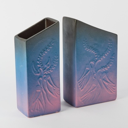 Two Vases By Lynn Willis Coromandel