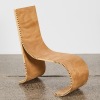 A Bent Plywood Chair, in the Style of Kaspar Hamacher
