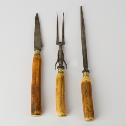 A Set of Three Vintage Carving Items
