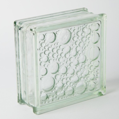 A Mid-Century West German Glass Bubble Block
