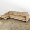 A BPA International Italian Corner Sofa with Removable Covers