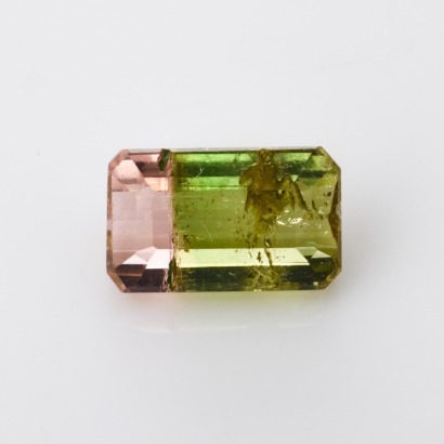 Loose 2.10ct, Rectangular Cut, Watermelon Tourmaline