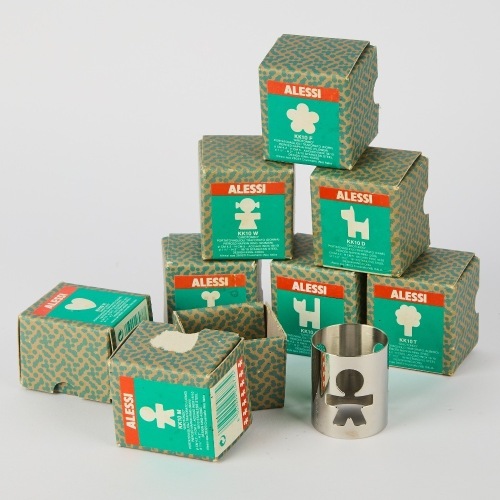 A Set of Eight Alessi Napkin Rings