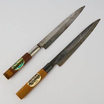 A Pair of Vintage Japanese Gyuto Knives