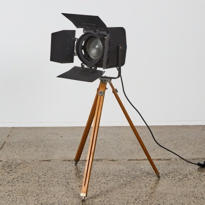 A Spotlight on a Tripod Stand