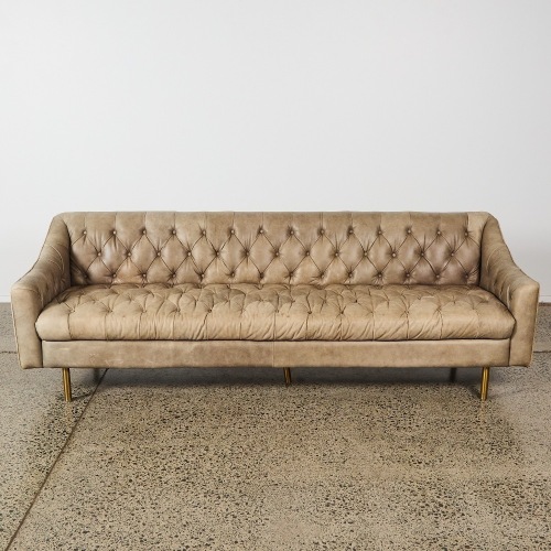 A Contemporary Chesterfield Three Seater Sofa