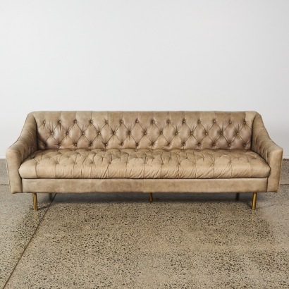 A Contemporary Chesterfield Three Seater Sofa