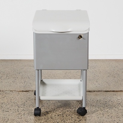 A Herman Miller Mobile File Cabinet