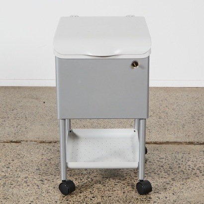 A Herman Miller Mobile File Cabinet