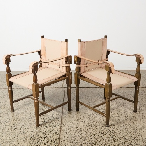A Pair of Prizmic & Brill Safari Chairs