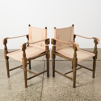 A Pair of Prizmic & Brill Safari Chairs