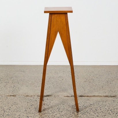 An Art Deco Kauri Plant Stand