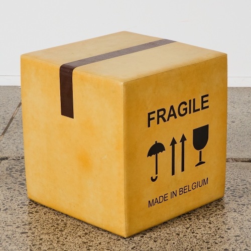 A Sixinch &ldquo;The Box&rdquo; Pouf