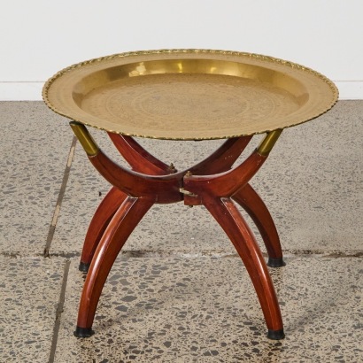 A Brass Topped Table