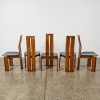 A Set Of Five Mario Marenco Dining Chairs For Mobil Girgi - 2