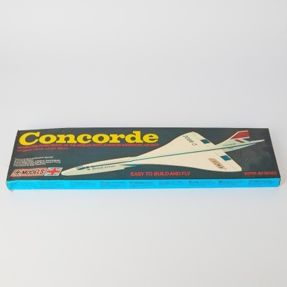 A Vintage Build Your Own Balsa Wood Concorde