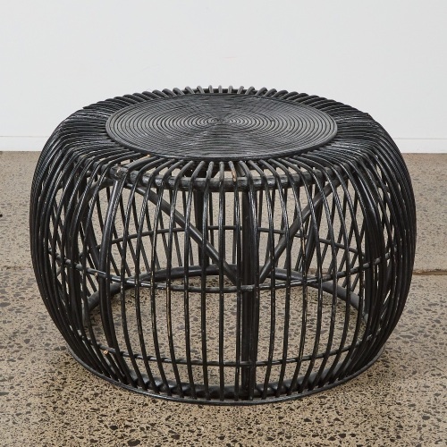 A Rattan Coffee Table