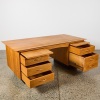 A Mid-Century Oak Twin-Pedestal Executive Desk - 2