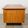 A Mid-Century Oak Twin-Pedestal Executive Desk - 5