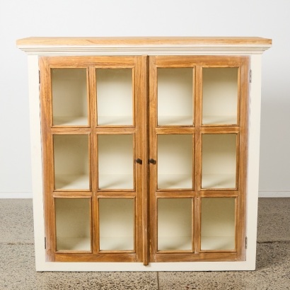A Modern Farmhouse Display Cabinet