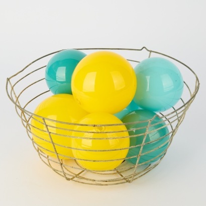 A Collection Of Glass Orbs Commissioned And Made By Monmouth Glass Studios