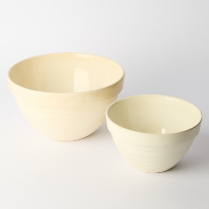 A Pair of Crown Lynn Beehive Bowls