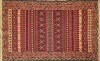 A Hand-Embroidered Sirjan Kilim