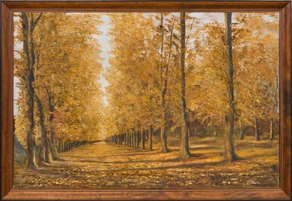 A Painting "Autumn Gold" By J Peterson