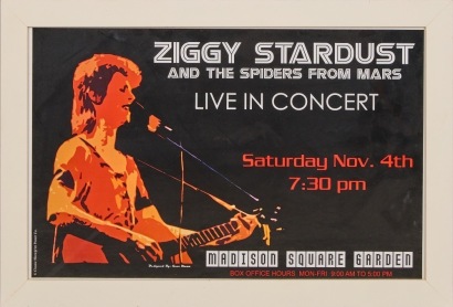 A Ziggy Stardust Concert Poster